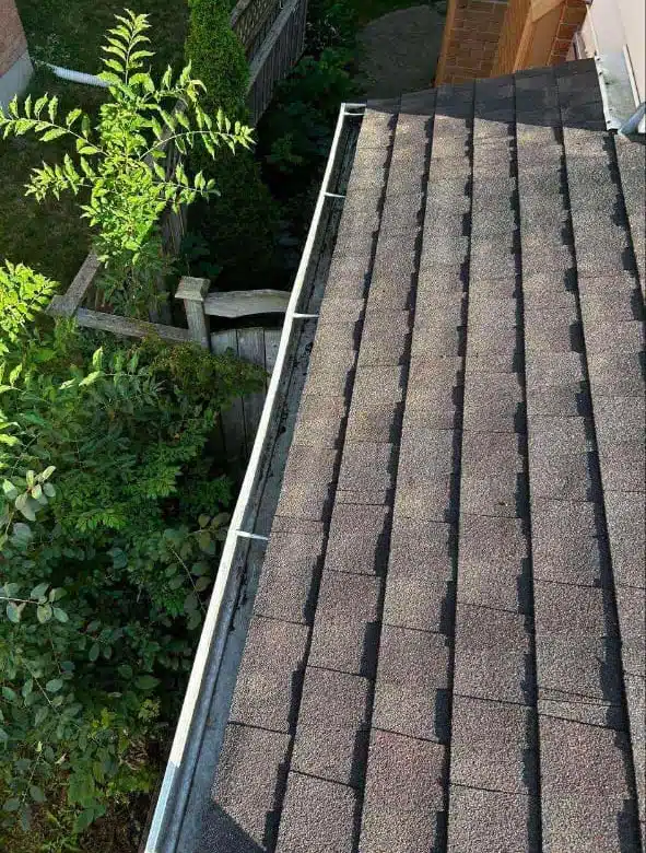 Condition of Eavestrough after CR Cleaning Pros finished cleaning