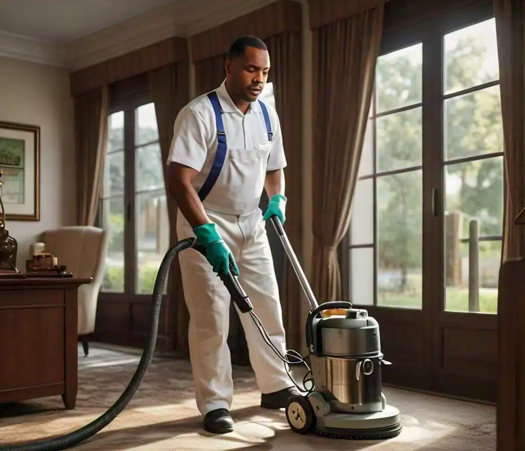 CR Cleaning Pros doing regular cleaning